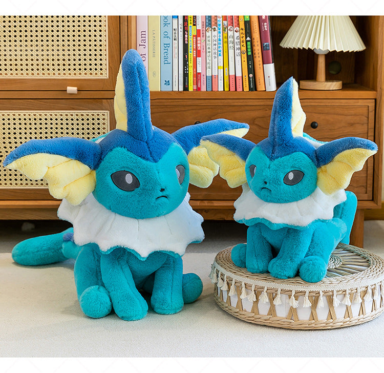 Pokemon Eevee Soft Hug Series Stuffed Plush Doll Toy Vaporeon Eeveelution Flareon Jolteon Pet Elves Gift