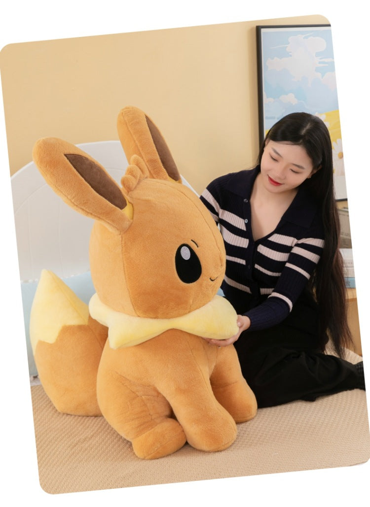 Pokemon Eevee Soft Hug Series Stuffed Plush Doll Toy Vaporeon Eeveelution Flareon Jolteon Pet Elves Gift