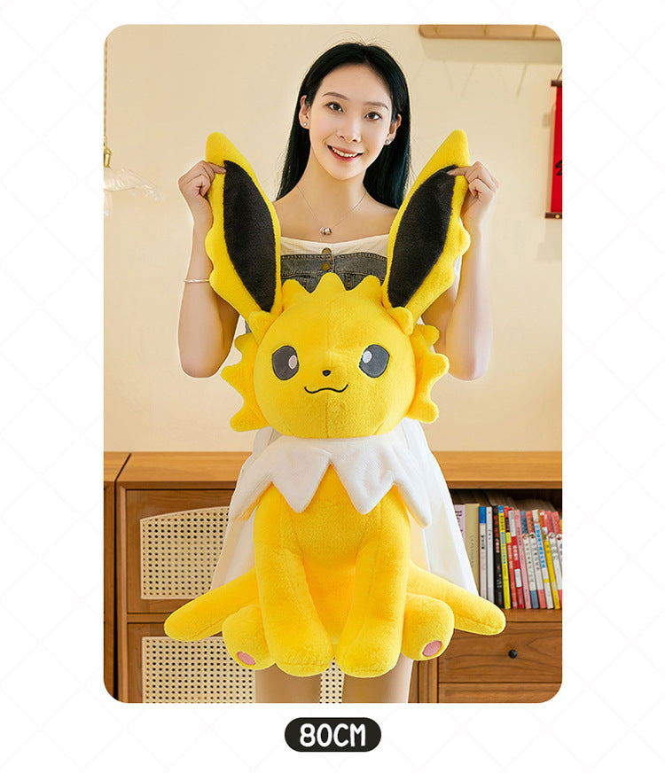 Pokemon Eevee Soft Hug Series Stuffed Plush Doll Toy Vaporeon Eeveelution Flareon Jolteon Pet Elves Gift