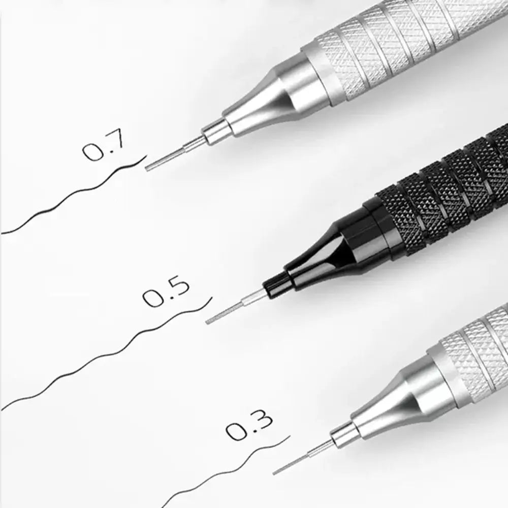 Metal Low Gravity Automatic Pencil 0.3/0.5/0.7/0.9/2.0mm Drawing Writing Tool Sketch Comics Design Mechanical Pencil