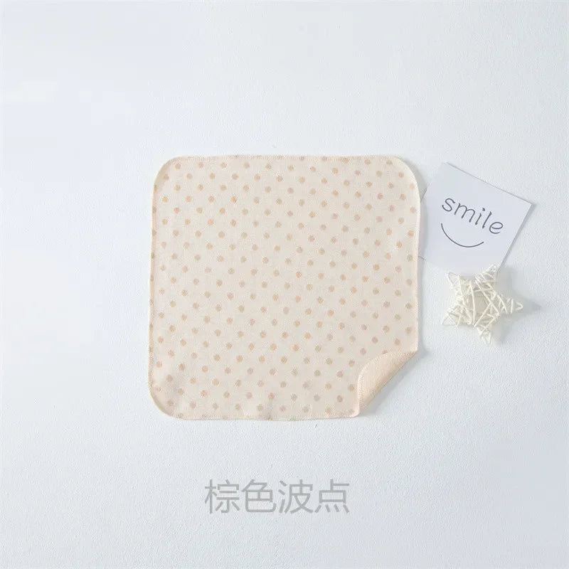 18 * 18cm Colored Cotton Towel, Newborn Saliva Towel Baby Products Baby Pure Cotton Small Towel All Cotton Face Wash Towel