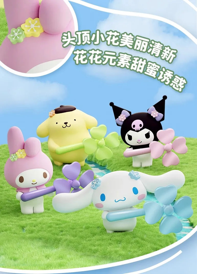 Anime Sanrio Kuromi Cinnamoroll Car Fragrance Mymelody Pompompurin Smell In Styling Vent Diffuse Propeller Clip Perfume Accessor