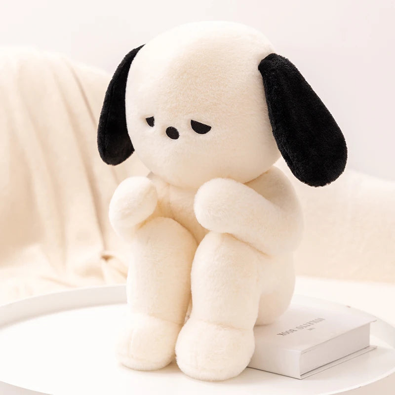 25/35cm Kawaii Lonely Emo Sad Puppy Doll Plush Toy Decompression Single Comfort Doll Toy For Boyfriend and Girlfriend