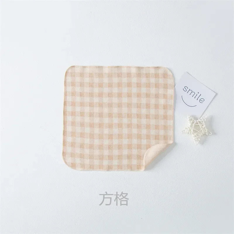 18 * 18cm Colored Cotton Towel, Newborn Saliva Towel Baby Products Baby Pure Cotton Small Towel All Cotton Face Wash Towel