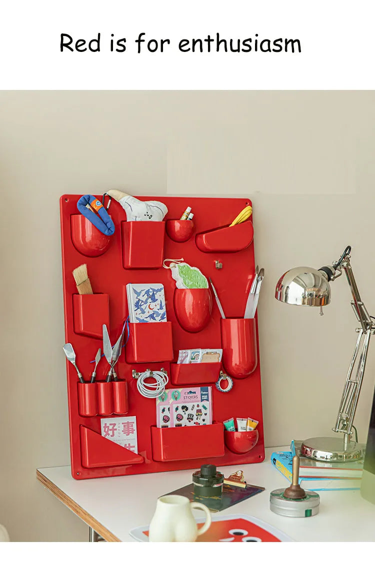 Storage Rack for Wall Holder Offices Kitchens Organizer Workshops Bathrooms Children's Rooms Different  Shapes Size Hooks Clips