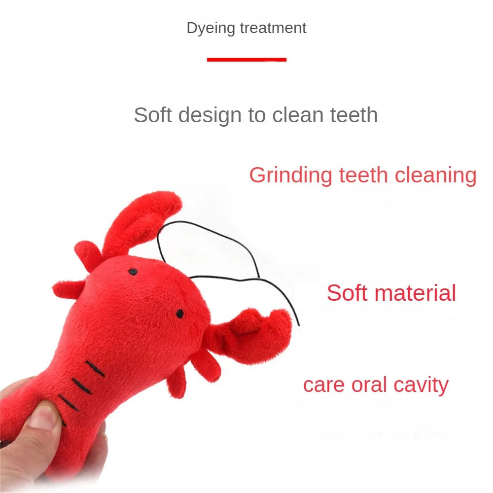 Cute Puppy Dogs Plush Toys Bite Resistant Pet Chew Toys Pet Cat Products Plush Squeaky Chew Toy Pet Supplies Dog Accessories