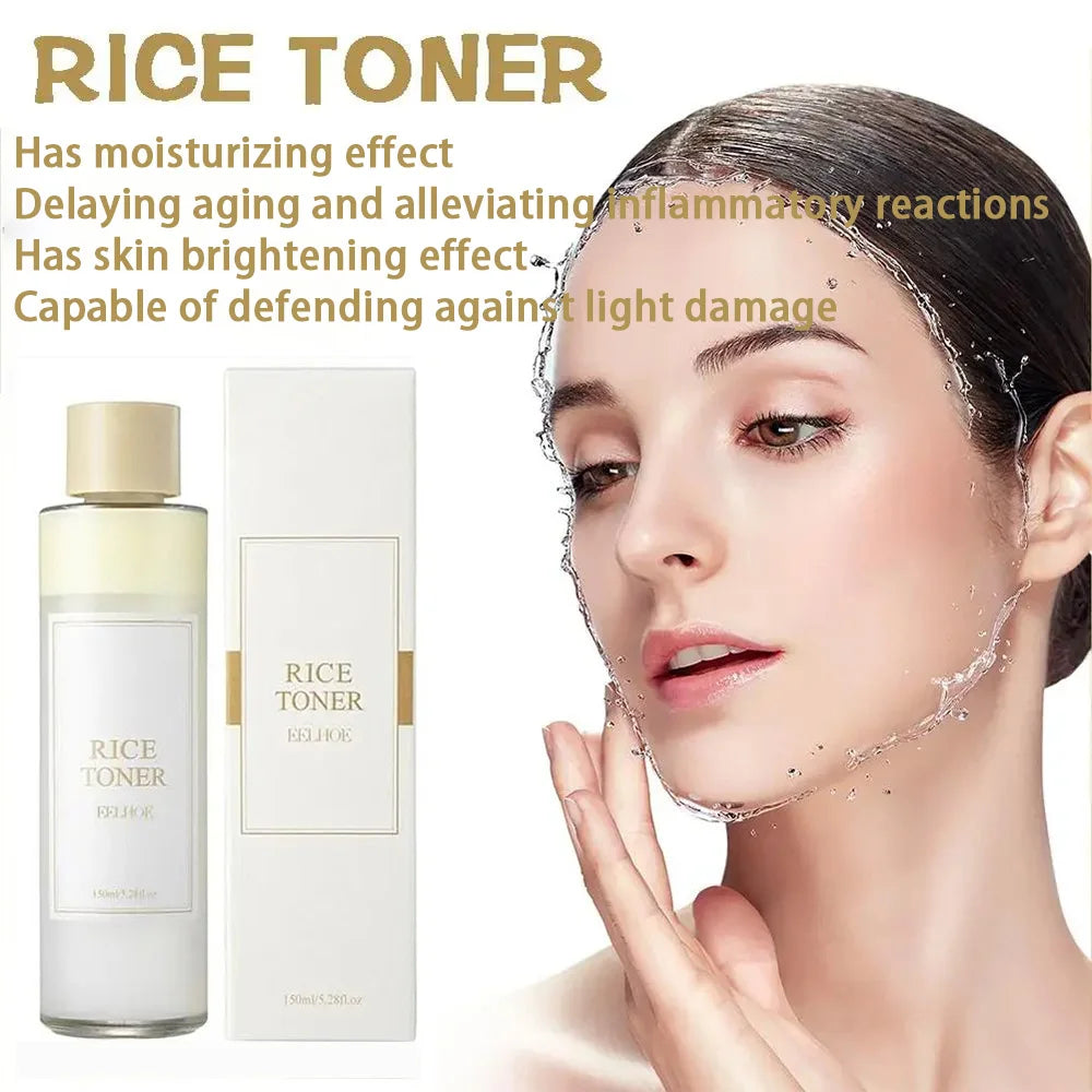 150ml Rice Toner Moisturizing Firming The Skin Soothing Repairing The Skin Barrier Toner Women Facial Brightening Skin Care