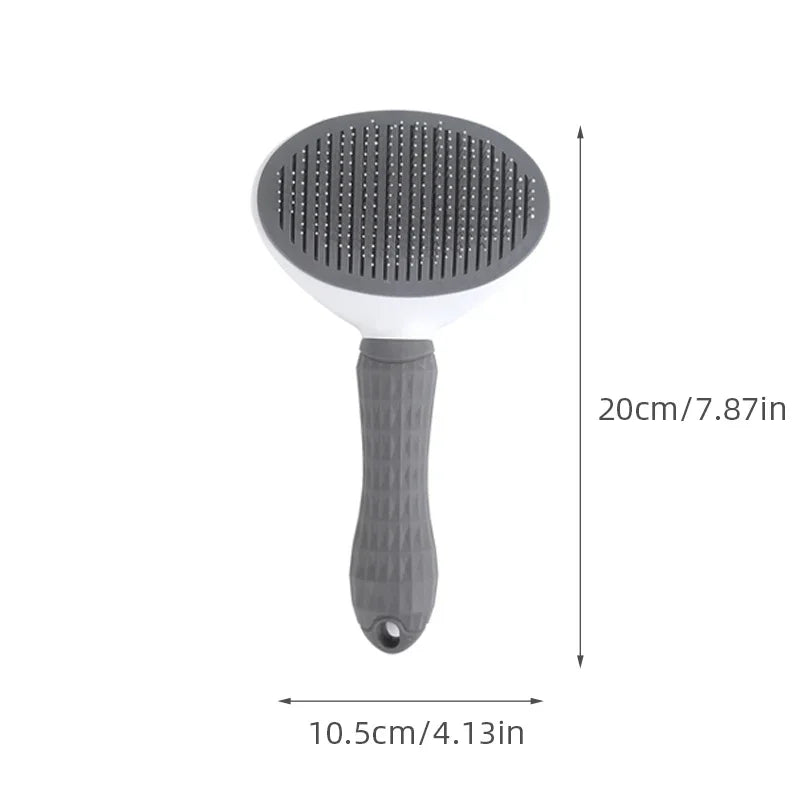 Pet Comb Cat Comb Dog Fluffy De-Fluffing Hair Needle Comb Self-Cleaning Needle Comb Pet Supplies