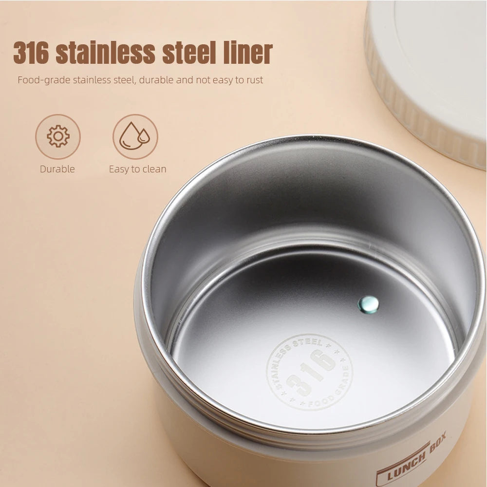 Thermal Lunch Box Portable Stackable Bento Japanese Style Leakproof Bento Box Microwave oven Dinnerware for Students