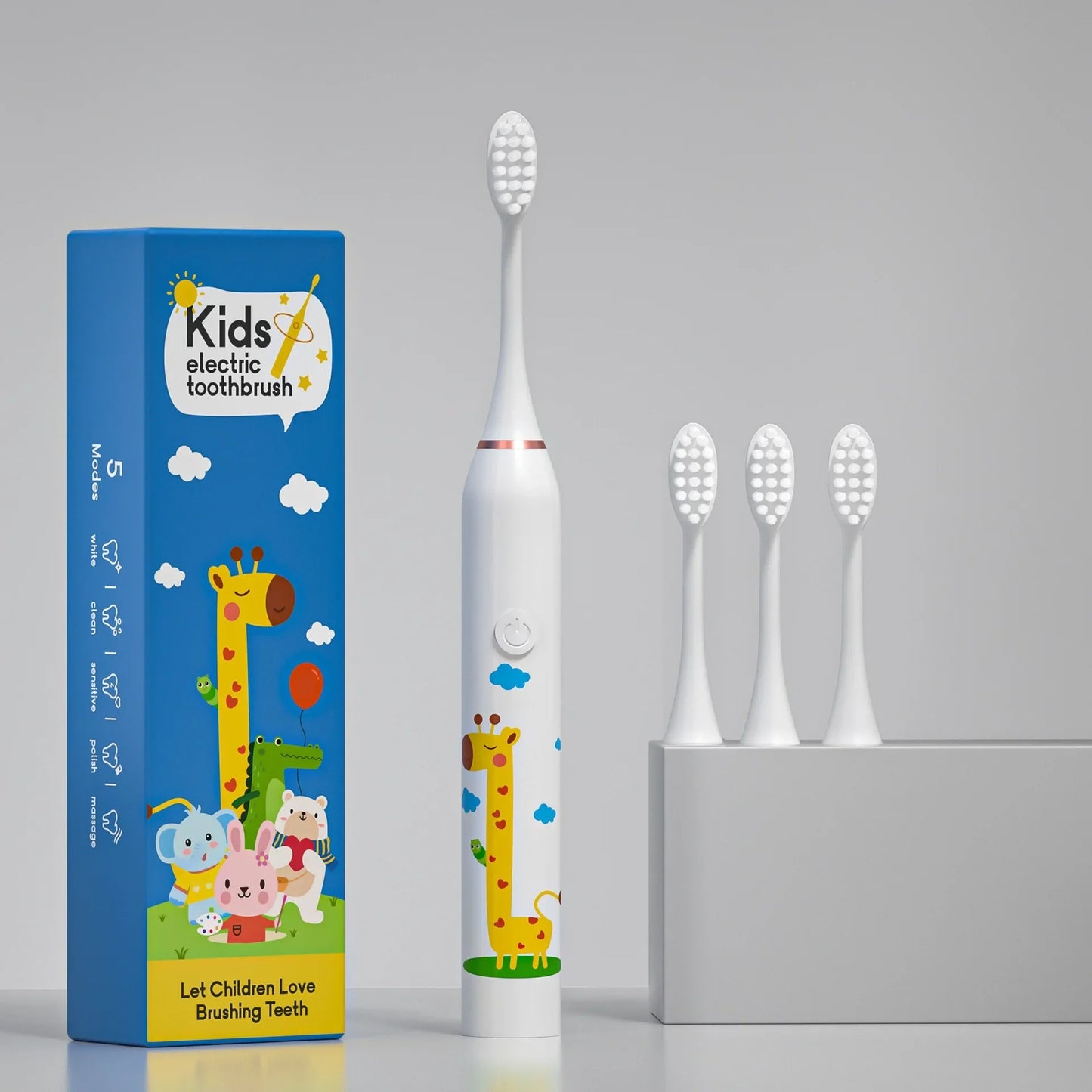 New Child Sonic Electric Toothbrush Electric Usb Cartoon Toothbrush for Kids Replace Toothbrush Kids Electric Toothbrush