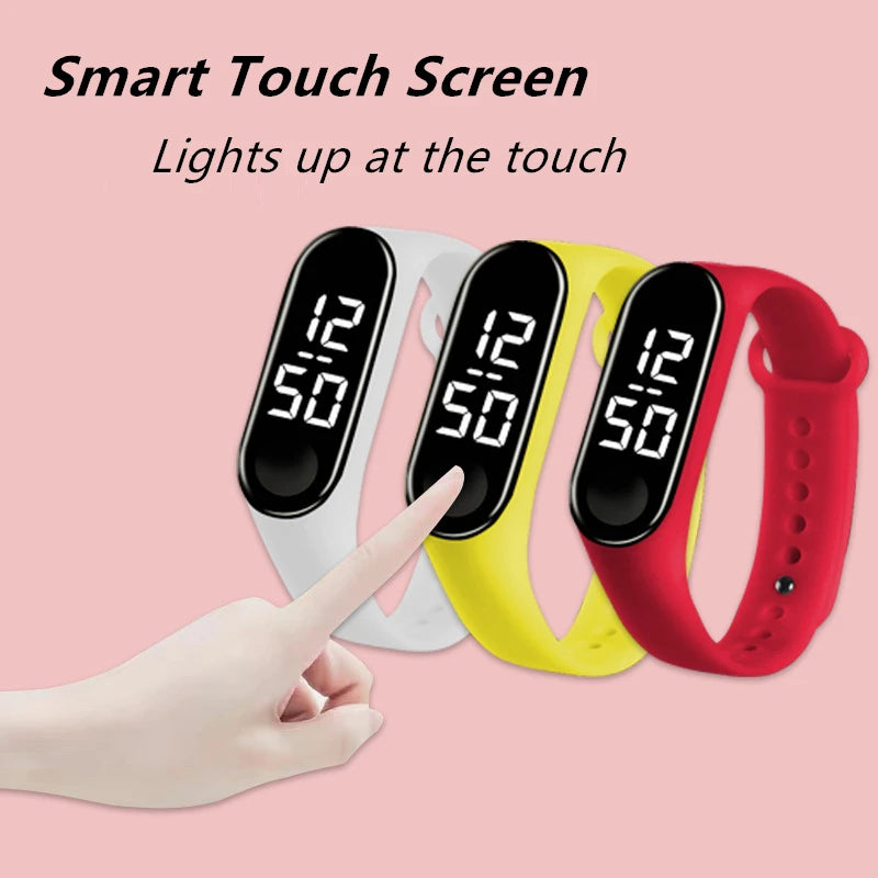Waterproof Sports Watch for Kids Cartoon Dinosaur Unicorn Toys Children Led Digital Electronic Watch for Boys Girls Bracelet