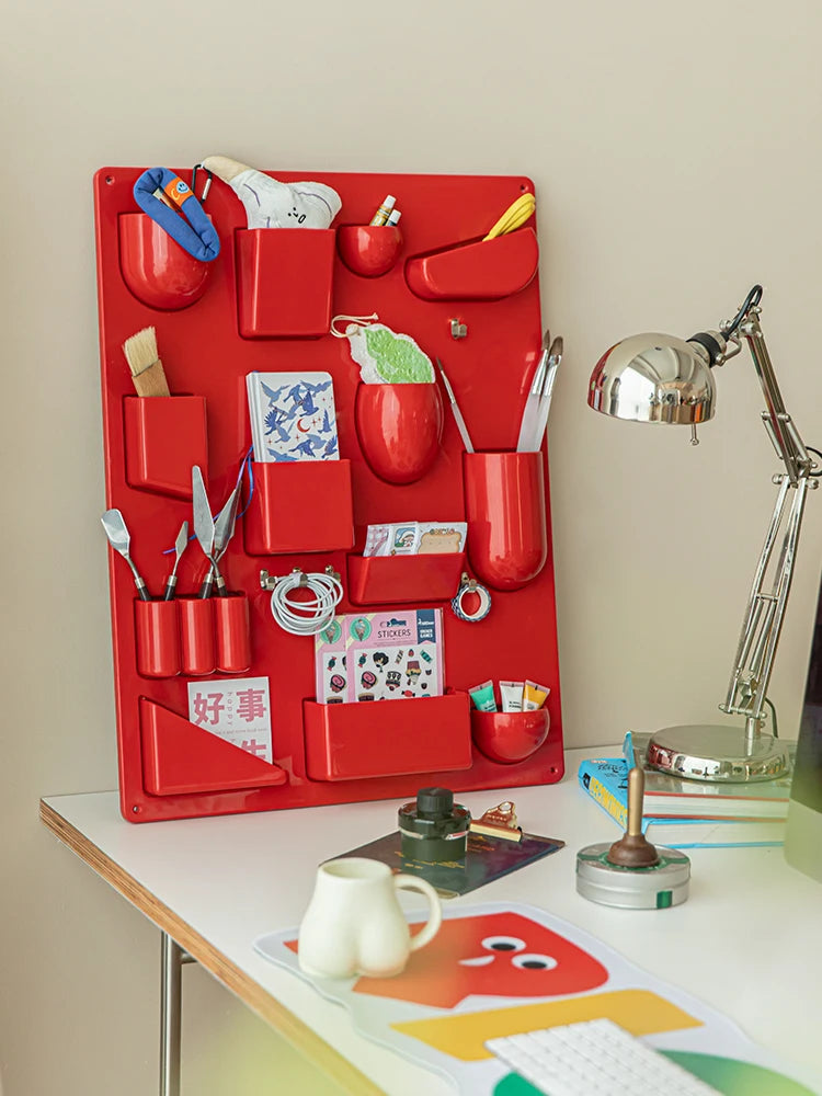 Storage Rack for Wall Holder Offices Kitchens Organizer Workshops Bathrooms Children's Rooms Different  Shapes Size Hooks Clips