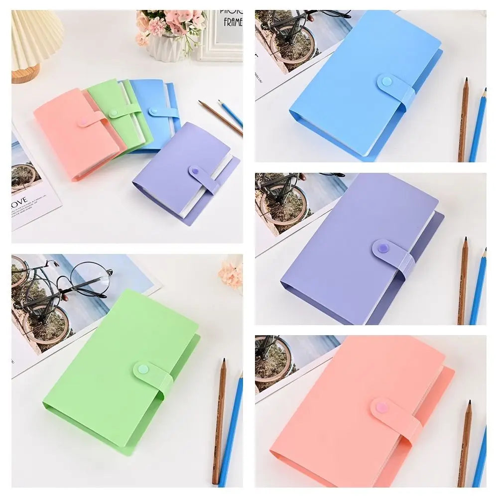 Large-capacity 100 Bills Collection Album Dustproof Waterproof Pocket Storage Book Inner Leaf Korean Style Money Storage Book