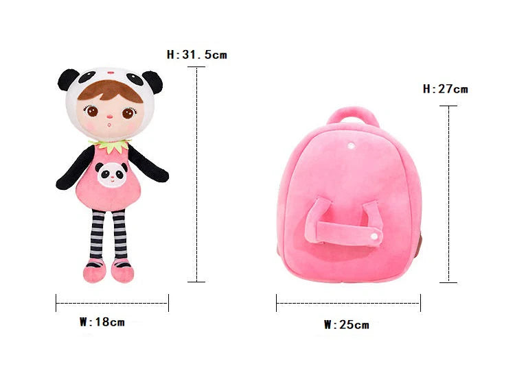 Plush Backpack Metoo Doll Kids Toys Stuffed Rabbit Plush Toys For Girls Newborn Baby School Shoulder Bag In Kindergarten