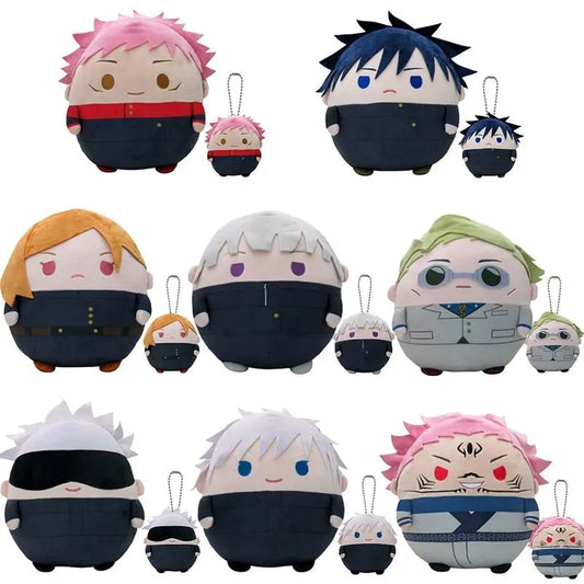 Jujutsu Kaisen Plush Toy Keychain Anime Figure Gojo Sukuna Kawaii Soft Stuffed Doll Pendant Pillow Room Decoration Gift for Kid