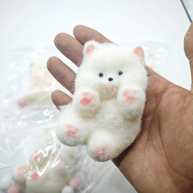 Kawaii Plush Bunny Fidget Toys Stress Relief Squeeze Irritability Fingertip Toys Adult Kids Toys Gifts