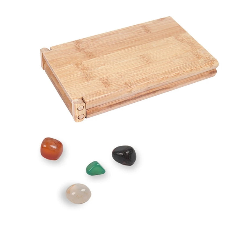 Mancala Board Games with Colorful Stones Pebbles Pebbles Folding Wooden Board Chess Set Kids Interaction Puzzle Children Toys