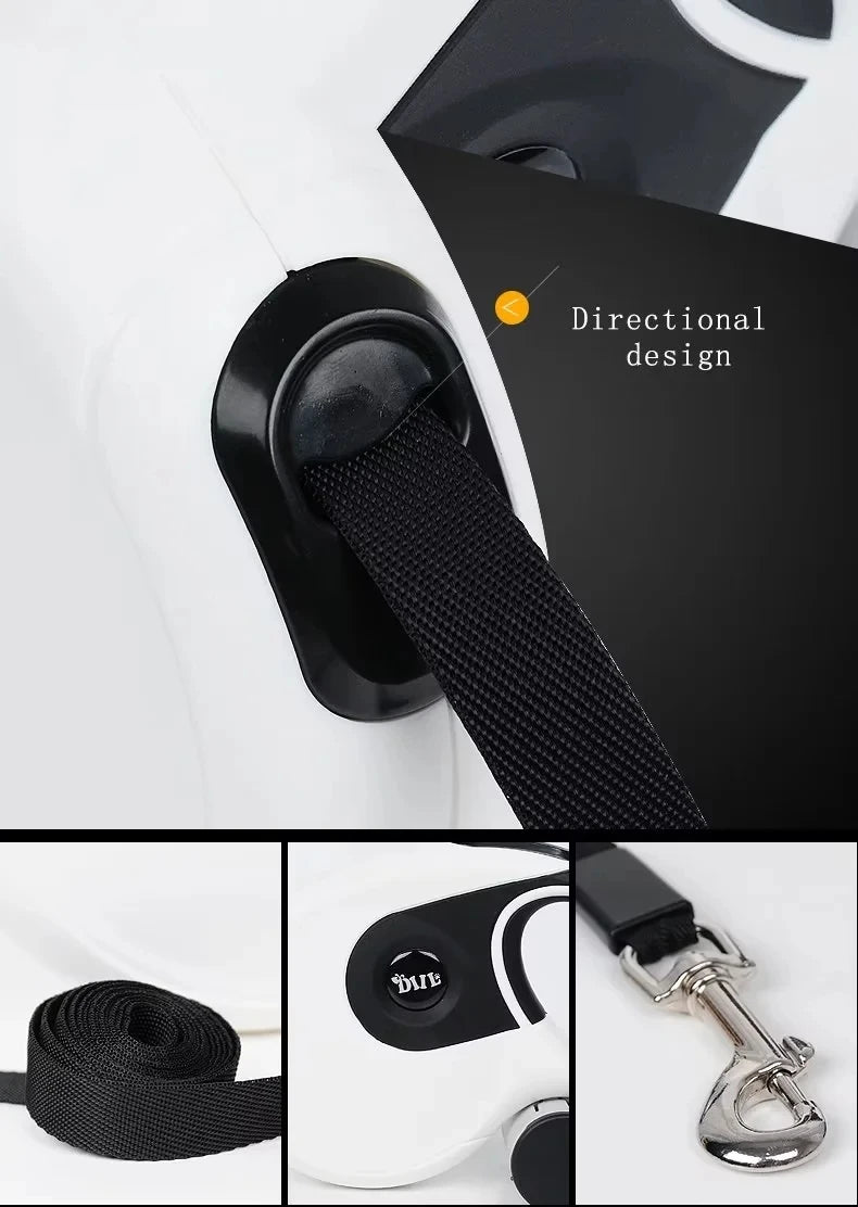 8M Premium Durable Dog Leash Automatic Retractable Dog Leash Large Dog Lead Extending Walking Leads Traction Rope Belt Pet Leash