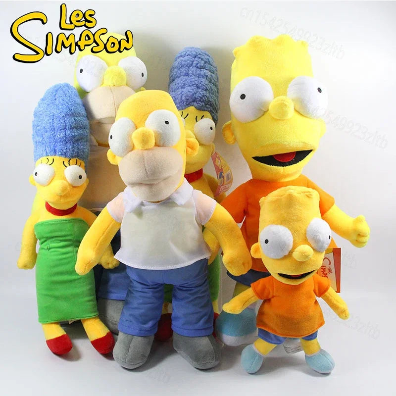 New Simpsons Plush Doll Assen Family Toys Animation Peripheral Dolls Gift Children Comfort Toy Birthday Gift Christmas Gifts