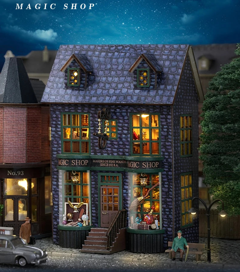 Diy Mini Wooden Casa Roombox Dollhouse With Furniture Light Doll House  Miniature Items maison  For Toys Birthday Gifts