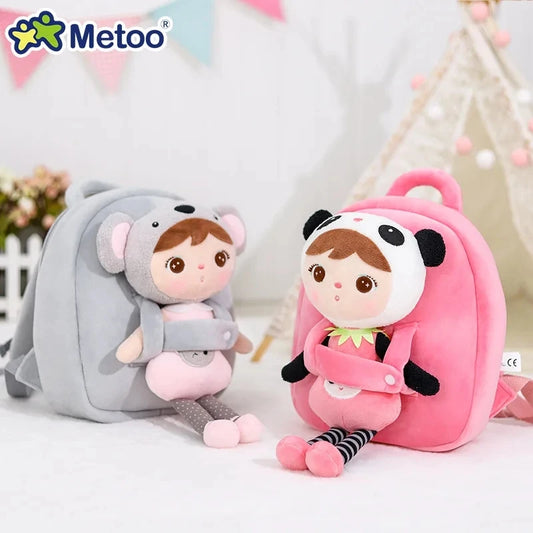 Plush Backpack Metoo Doll Kids Toys Stuffed Rabbit Plush Toys For Girls Newborn Baby School Shoulder Bag In Kindergarten