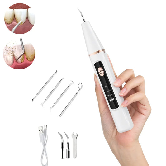 Ultrasonic Dental Calculus Remover Teeth Tartar Eliminator Plaque Scaling Removal Tooth Cleaner Scale Stain Stone Removal