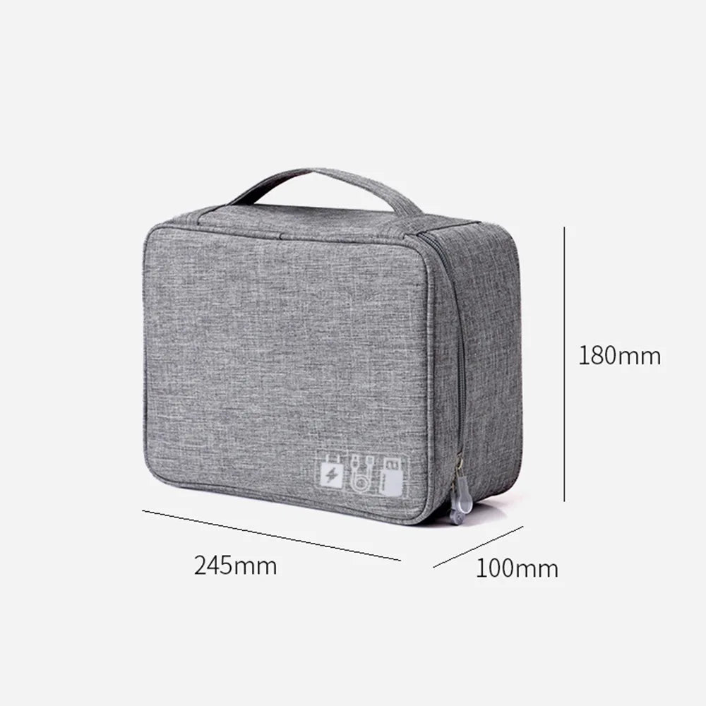 Portable Cable Digital Storage Bags Travel Outdoor Waterproof Organizer USB Gadgets Wires Charger Power Battery Case Accessories