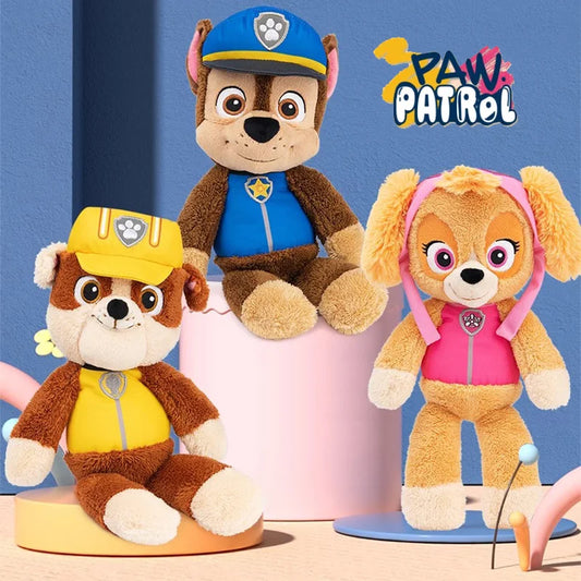 Genuine PAW Patrol Official Chase Skye Marshall Rubble Take Along Buddy Plush Toy Premium Stuffed Animal 13” 30cm Children Gift