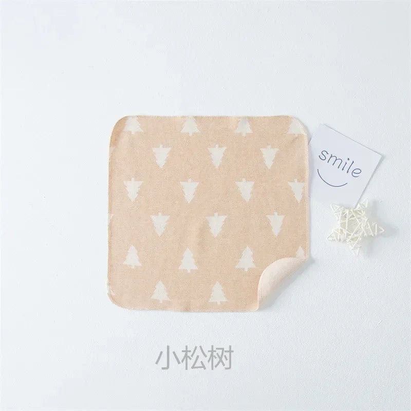 18 * 18cm Colored Cotton Towel, Newborn Saliva Towel Baby Products Baby Pure Cotton Small Towel All Cotton Face Wash Towel