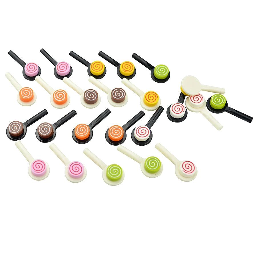 City Mini Food Toys Building Blocks Hamburger Fries Bread Pizza Cake Dessert Food Chocolate Fish Cookies MOC Bricks Kids Gift