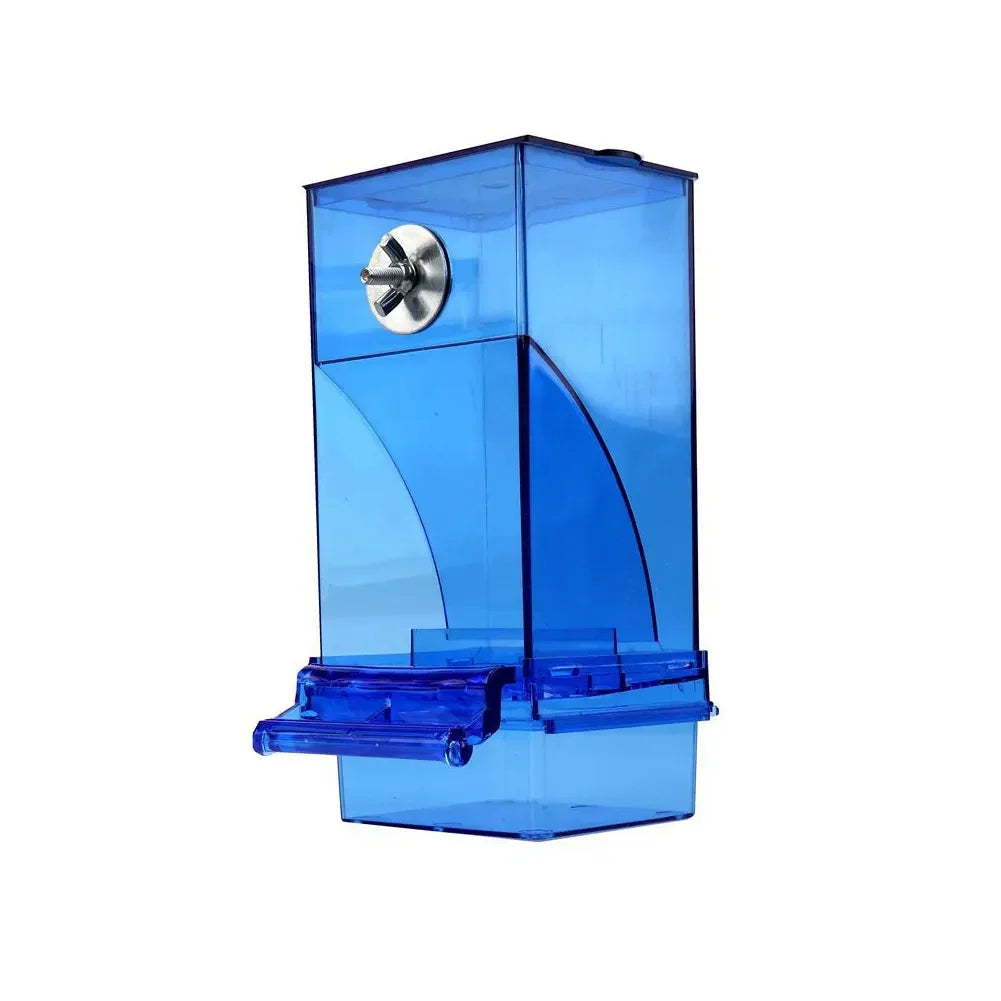 Automatic Bird Feeders No Mess Parrot Feeder Drinker Acrylic Seed Food Container Cage Accessories For Small And Medium Parakeets