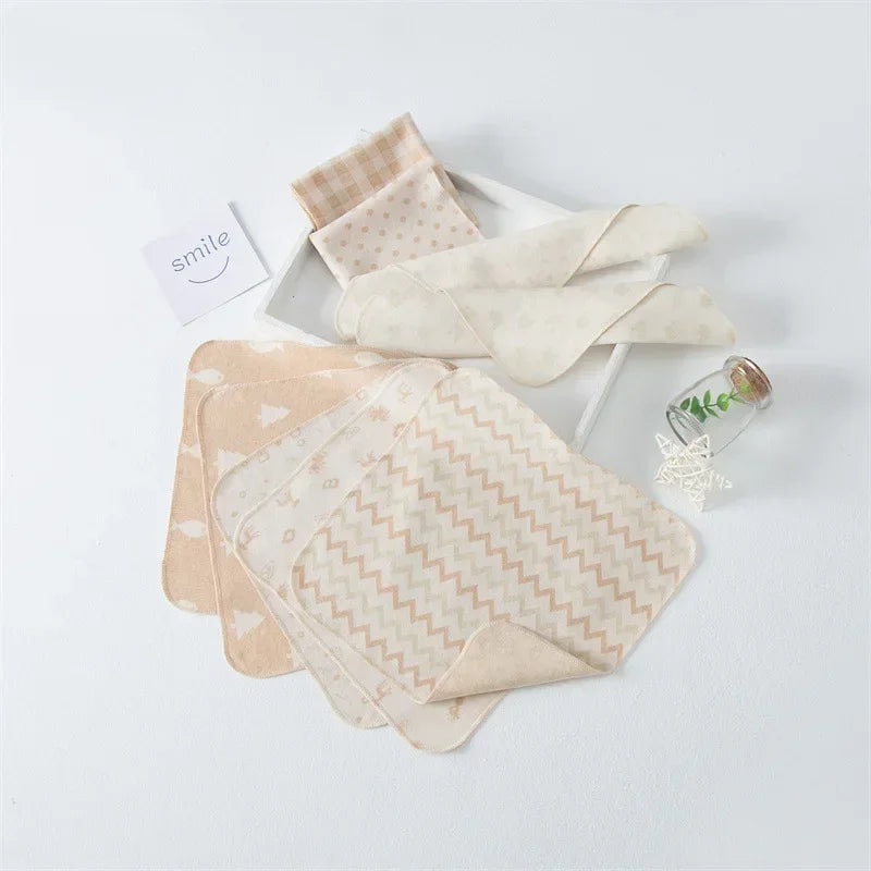 18 * 18cm Colored Cotton Towel, Newborn Saliva Towel Baby Products Baby Pure Cotton Small Towel All Cotton Face Wash Towel