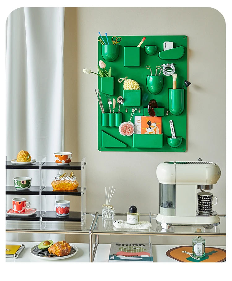 Storage Rack for Wall Holder Offices Kitchens Organizer Workshops Bathrooms Children's Rooms Different  Shapes Size Hooks Clips