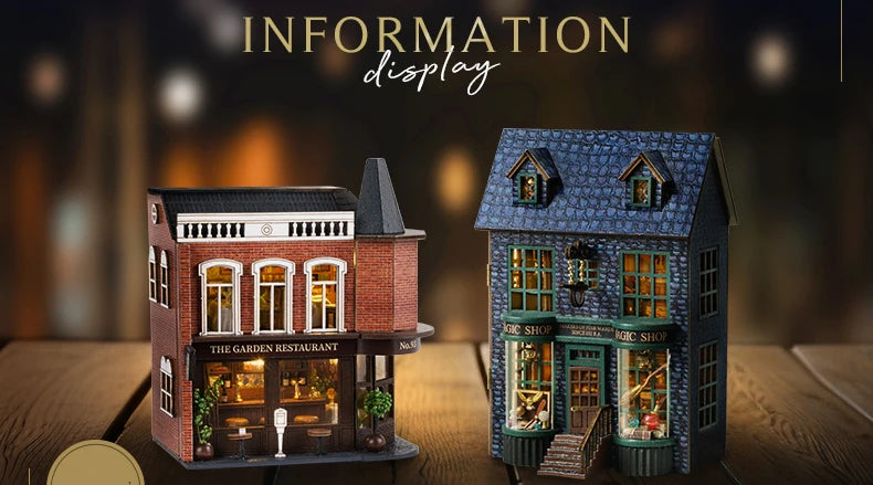 Diy Mini Wooden Casa Roombox Dollhouse With Furniture Light Doll House  Miniature Items maison  For Toys Birthday Gifts