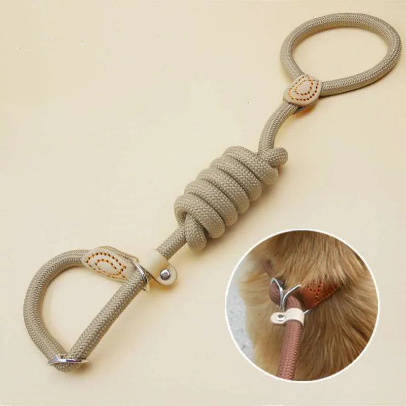 Explosion proof P chain anti slip P rope nylon traction rope non tight dog rope dog walking rope dog chain small medium arge dog