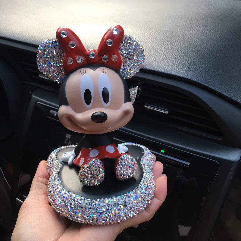 Anime Cartoon Mickey Minnie Action Figure Model Toy Proposal Wedding Decoration Car Ornament Christmas Gift Ffor Boys And Girls