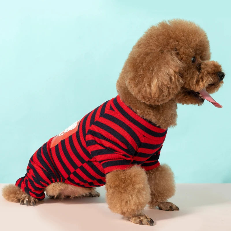 Dog Pajamas Pet Clothes for Small Dogs Cat Overall Suit Dog Puppy Jumpsuit for Dogs Chihuahua Sleepingwear Pet Clothing Coat