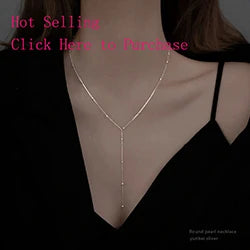 VENTFILLE 925 Sterling Silver French Simple Crystal Pendant Clavicle Chain Necklace Women Light Luxury Party 14k Gold Jewelry