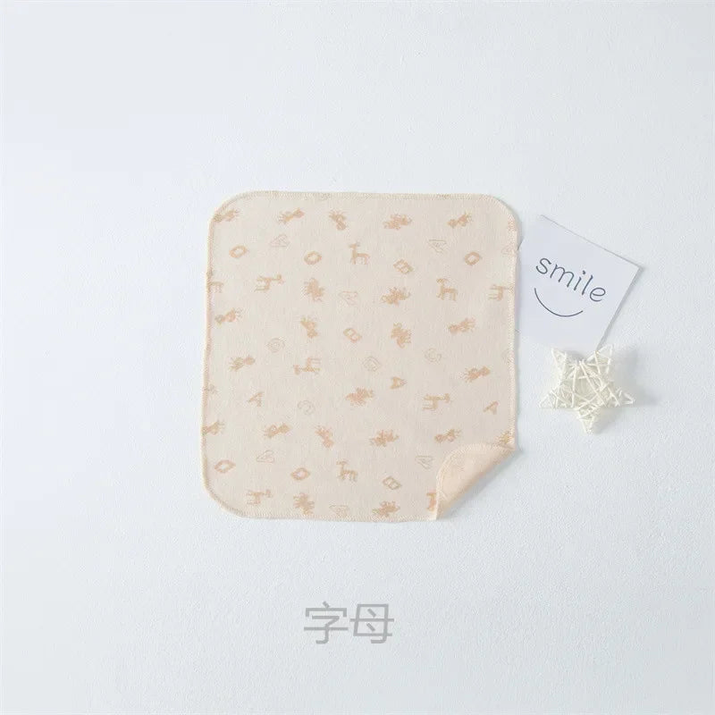 18 * 18cm Colored Cotton Towel, Newborn Saliva Towel Baby Products Baby Pure Cotton Small Towel All Cotton Face Wash Towel