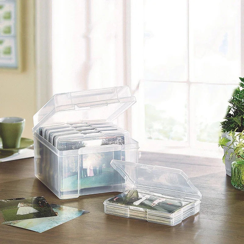 5 X 7 Inch Photo Storage Box Multi-functional Sorting and Organizing Box Parts Hardware Plant Seed Storage Box