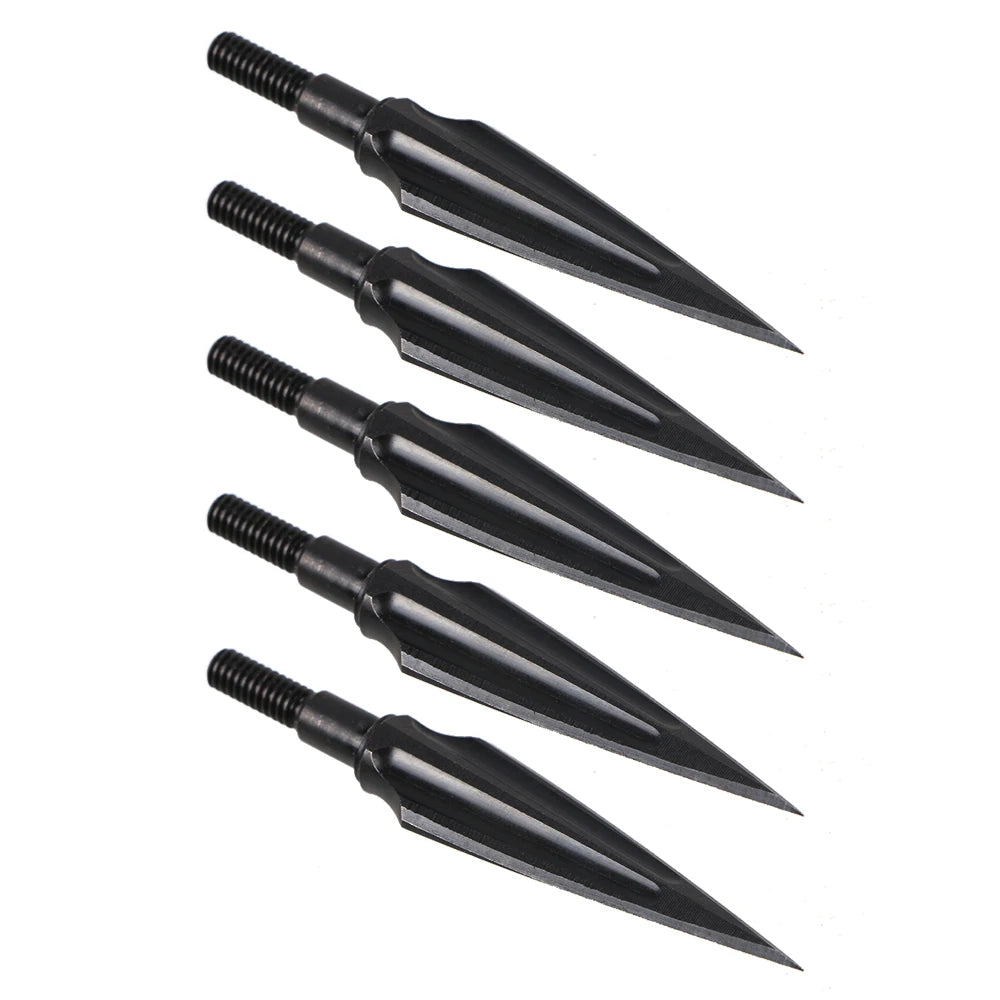 6pcs High Carbon Steel Arrow Head Broadhead Tips Arrow Point Archery Arrowheads for Compound Bow Short Arrow Recurve Bow Hunting