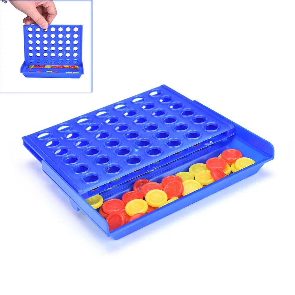 Connect Four In A Row 4 In A Line Board Game Kids Children Fun Educational Toy