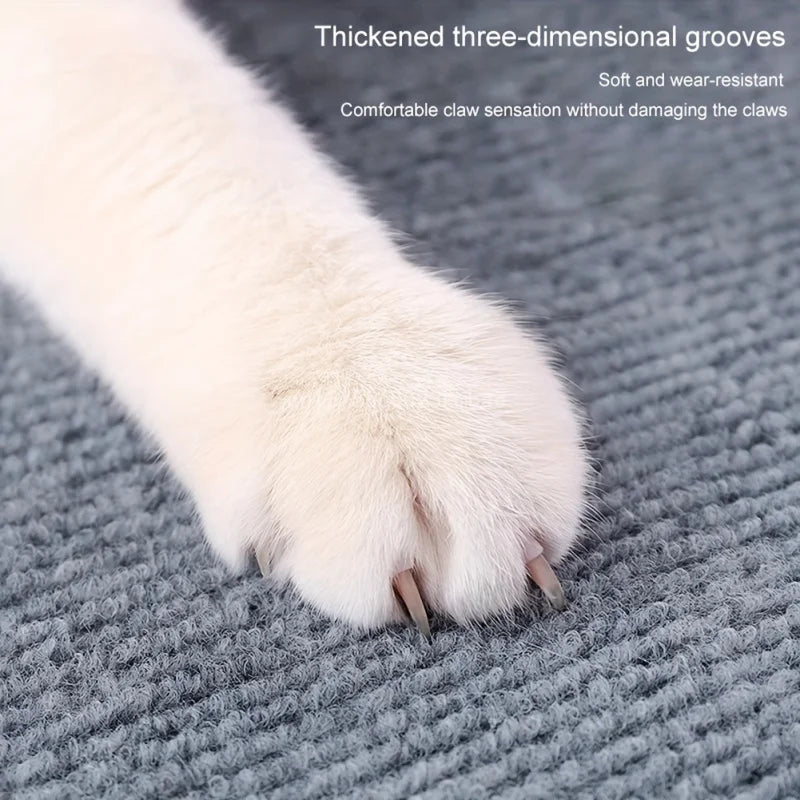 Cats Scratching Pad Self-Adhesive DIY Trimmable Carpet Protection for Sofa Protection Cat Scratching Pad Vertical Wall Sticker
