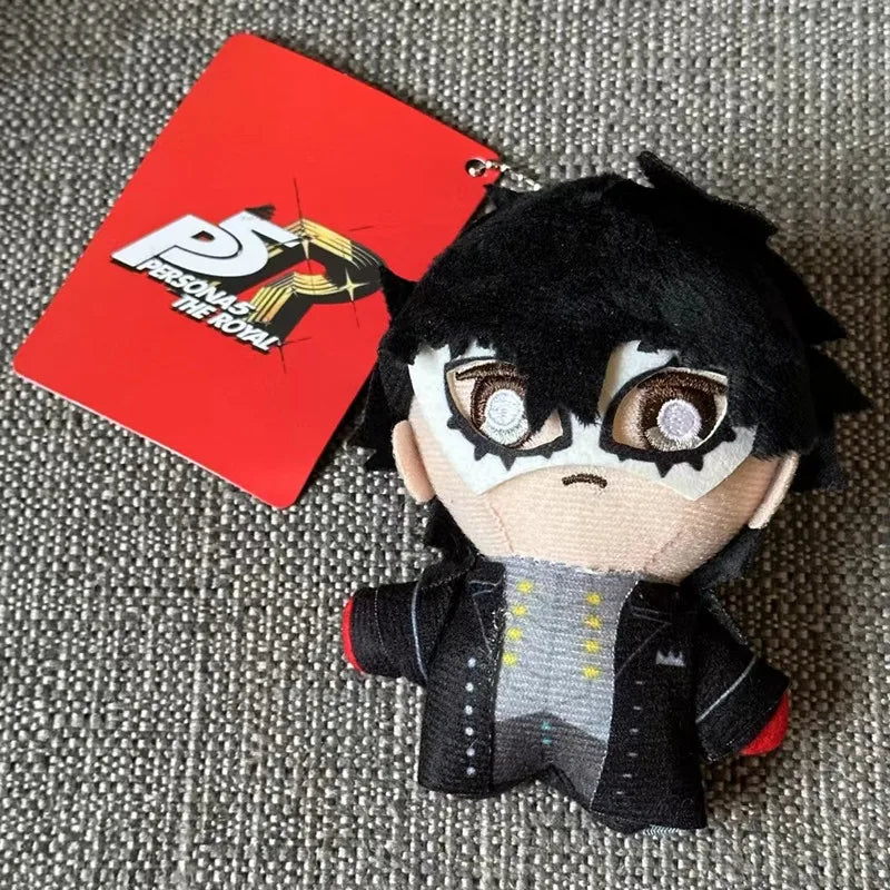 10cm New Persona Plush 25th Anniversary Aegis Joker Amamiya Ren Gorou Akechi Cosplay Anime Plushie Pendant Christmas Gifts