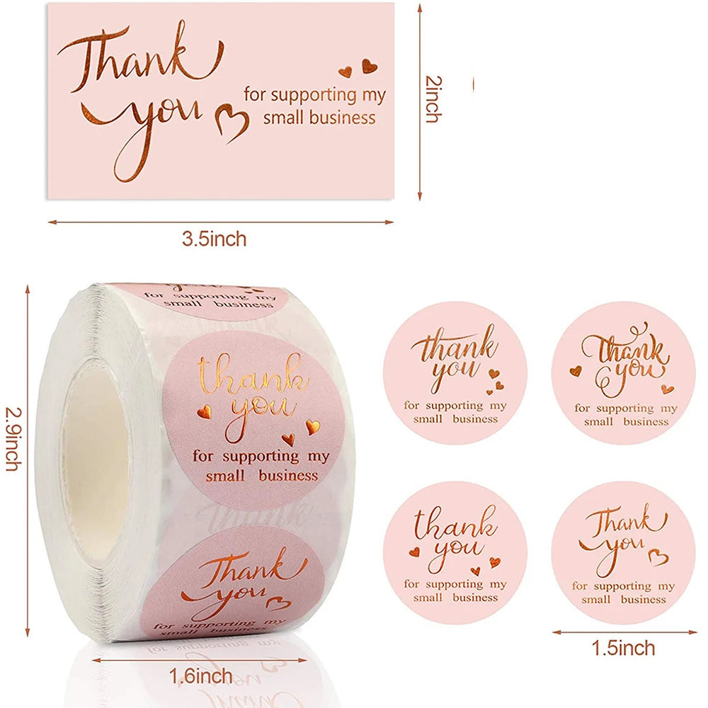 Thank You for Your Order Business Cards Shopping Purchase Thanks Greeting Cards Appreciation Card for Small Business