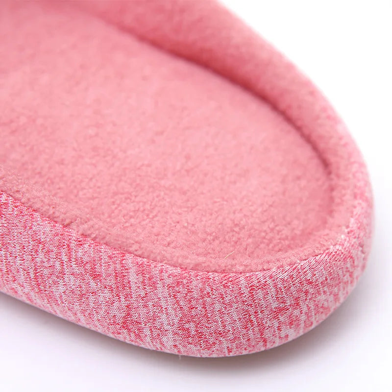 Winter Home Women Soft Fur Slippers Warm Soft Indoor Flat Slides Nonslip Cotton Couples Autumn Shoes Bedroom Slience Flats