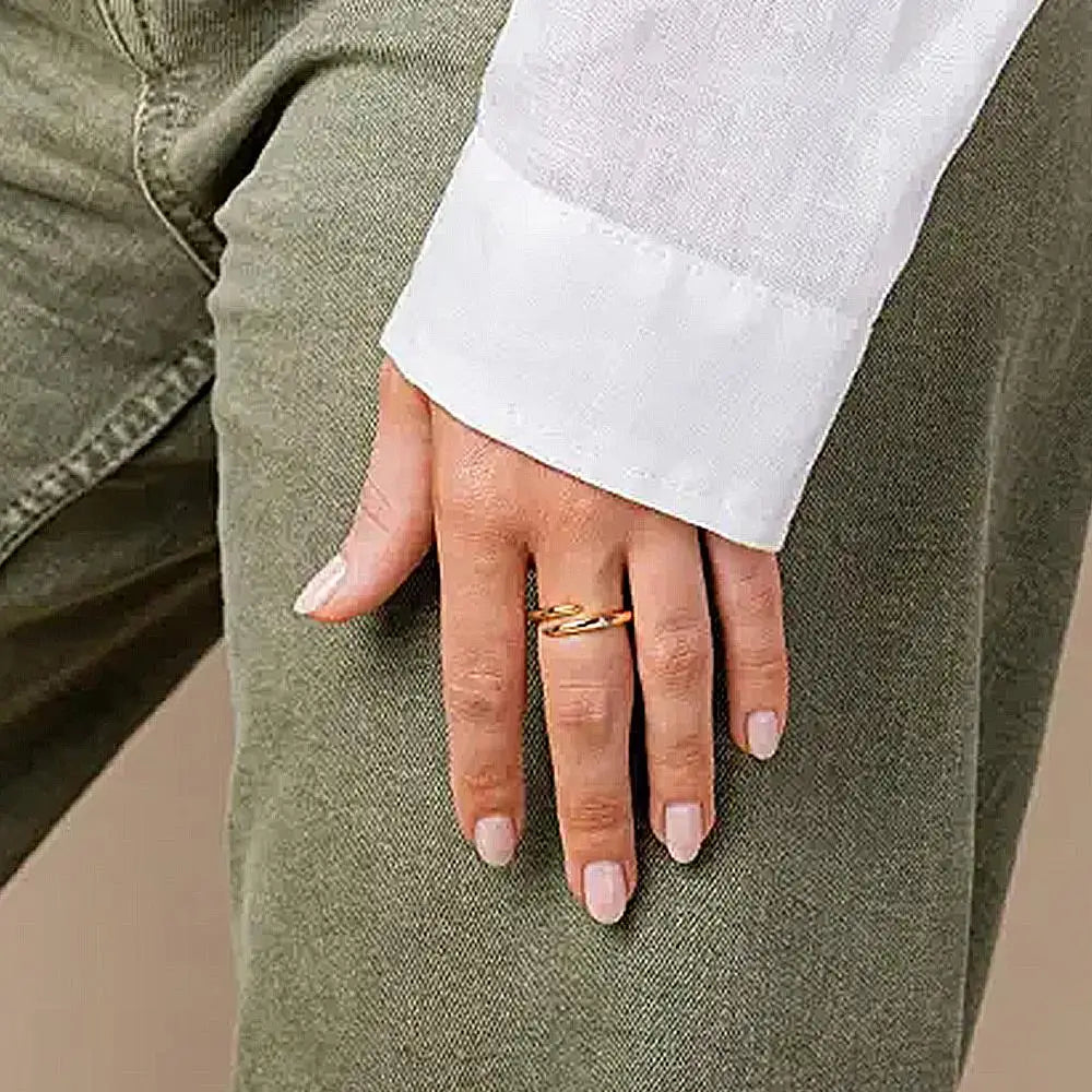 CANNER Minimalist 925 Sterling Silver Classic Gloss Open Finger Rings for Women Girls Wedding Engagement Ring Fine Jewelry Gifts