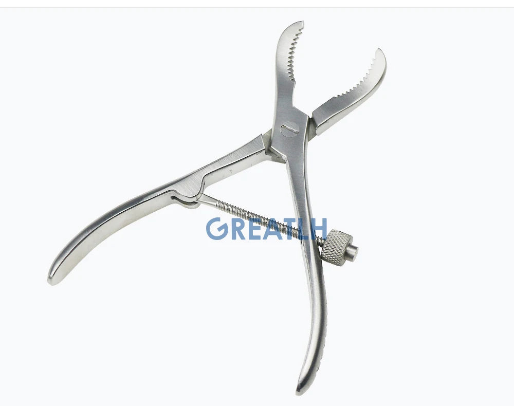 Bone Holding Forceps Stainless Steel Toothed Phalanges Reduction Forceps Veterinary Orthopedics Instruments 1pcs pet