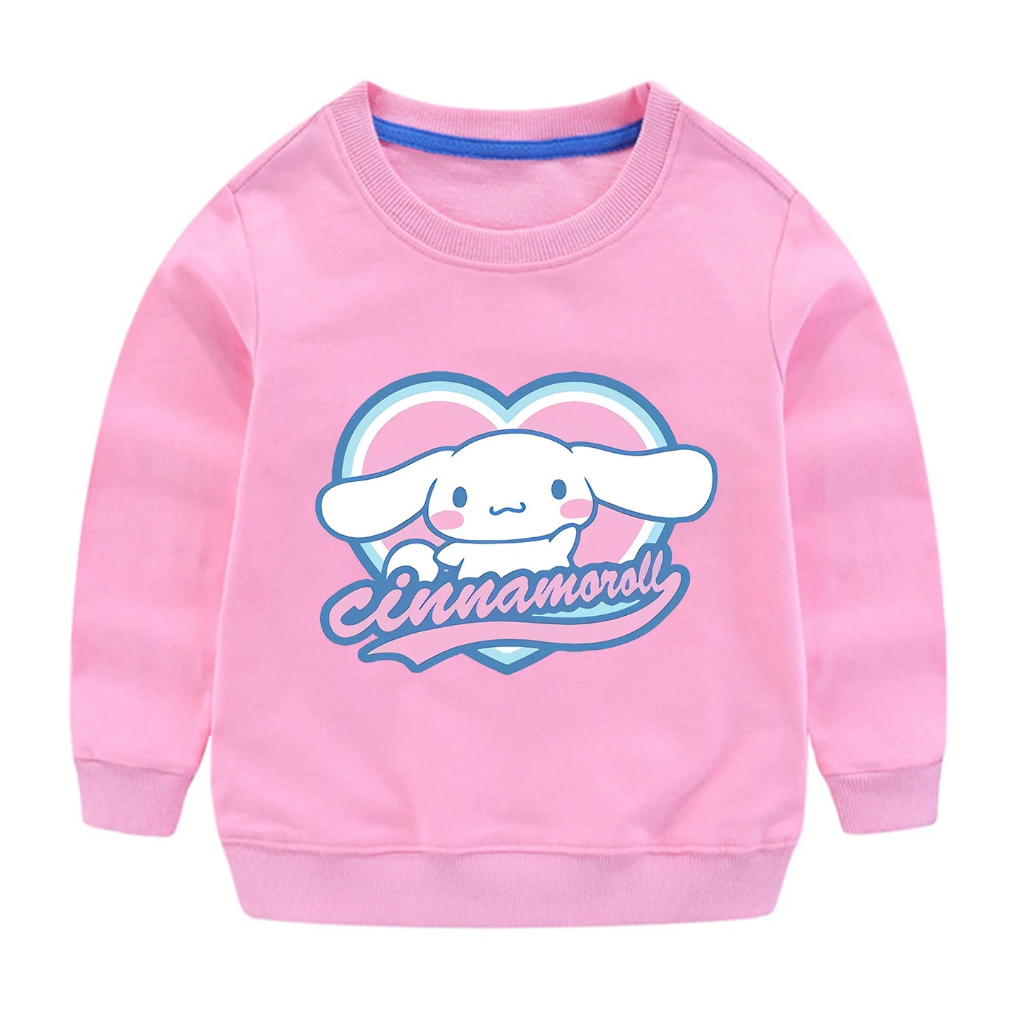 Sanrio Cinnamoroll Thin Hoodie for Children Kawaii Anime Clothing for Girl Boys Cute Trendy Hoodies Baby Clothes Sweatshirt Tops