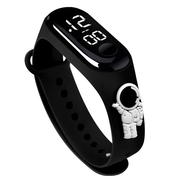 Waterproof Sports Watch for Kids Cartoon Dinosaur Unicorn Toys Children Led Digital Electronic Watch for Boys Girls Bracelet